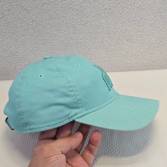 Seattle Mariners Hat Womens One Size New Era 9Twenty Teal Cotton Cap Adjustable - Picture 3 of 9